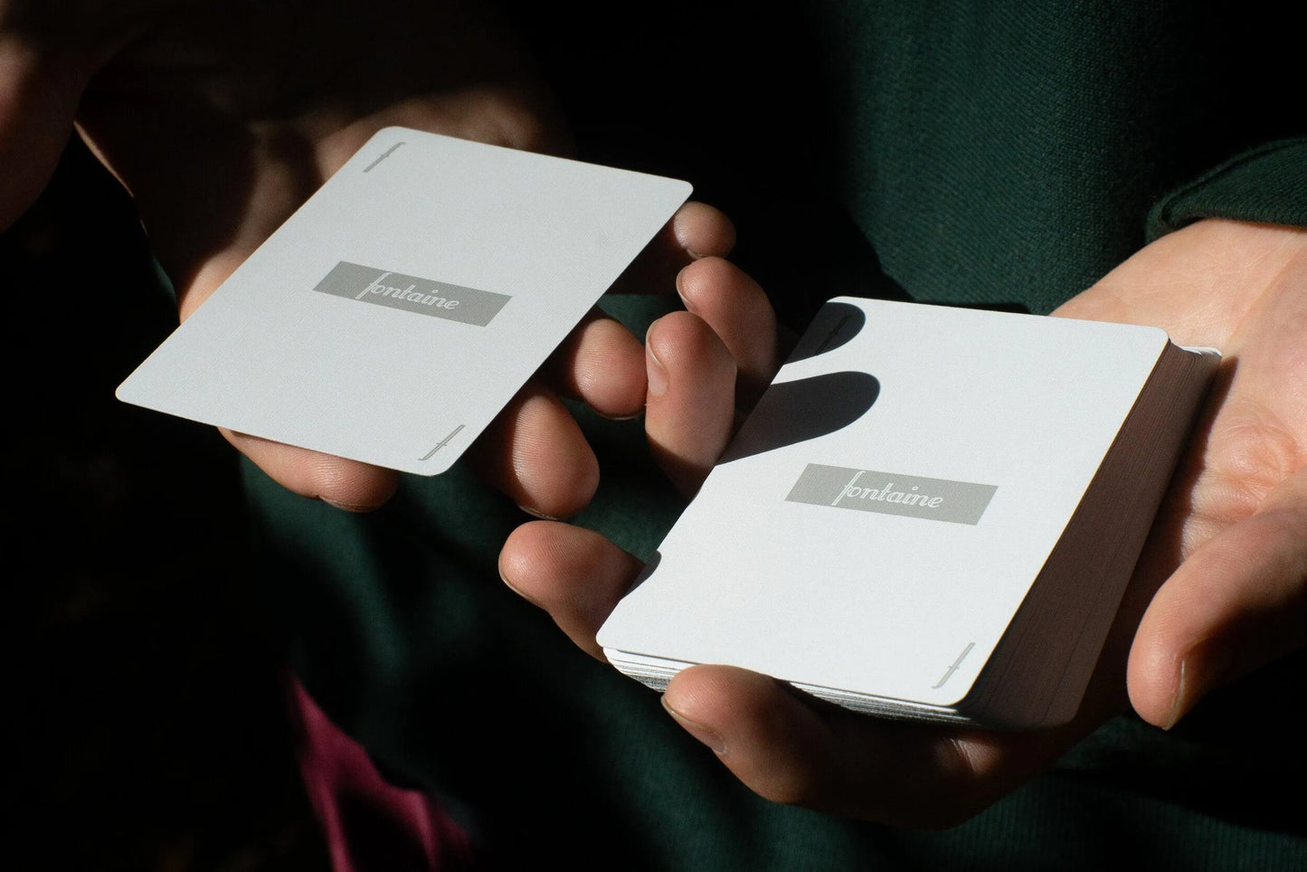Fontaine Cards Gray Fontaine Playing Cards