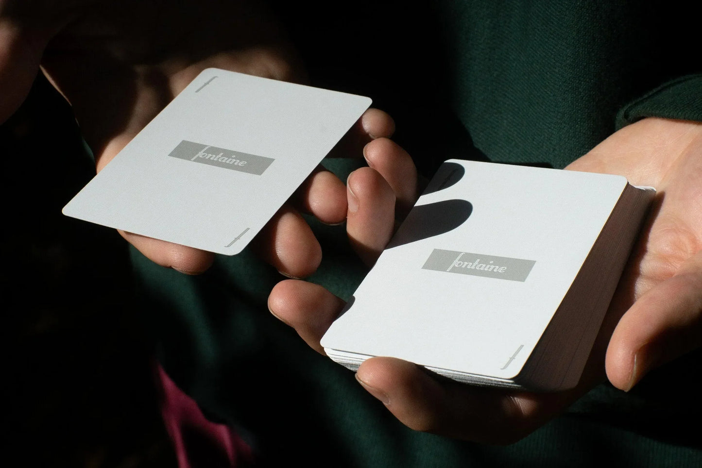 Fontaine Cards Gray Fontaine Playing Cards