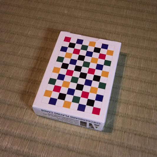 Anyone Worldwide Multicolor Checkerboard Playing Cards