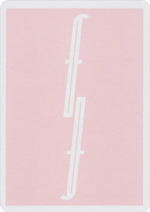 Fontaine Cards Pink Fontaine Playing Cards