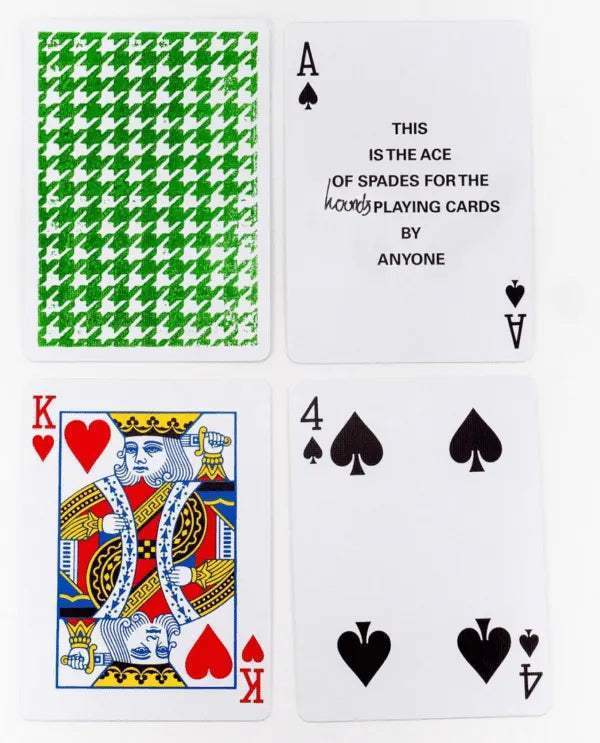 Anyone Worldwide Ready-made Houndstooth Playing Cards