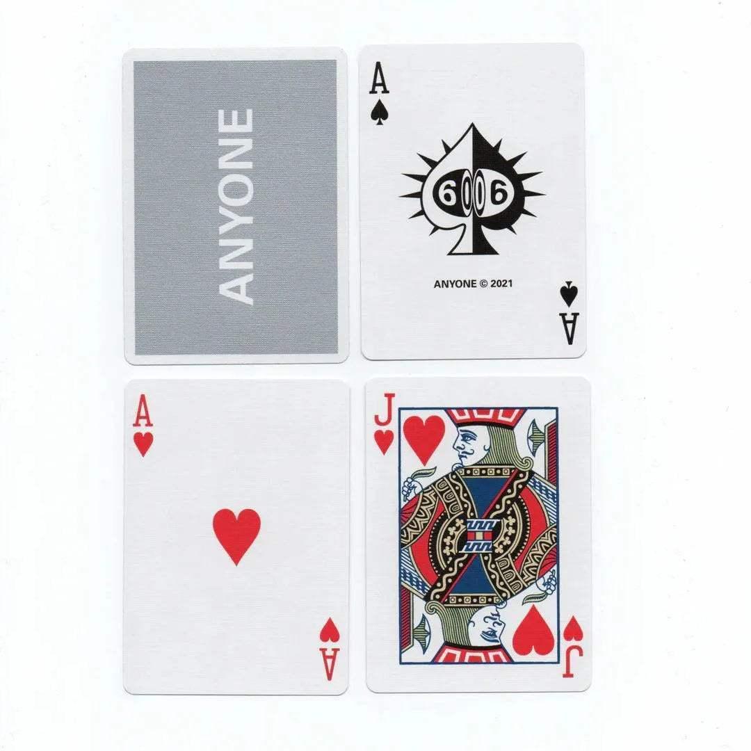 Anyone Worldwide Rockstar Cap Logo Playing Cards