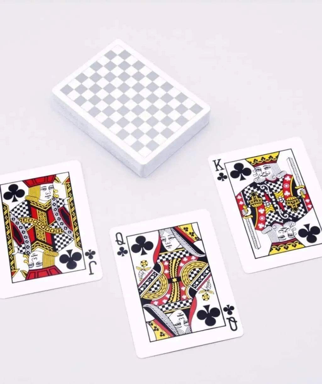 Anyone Worldwide Rockstar Checkerboard Playing Cards