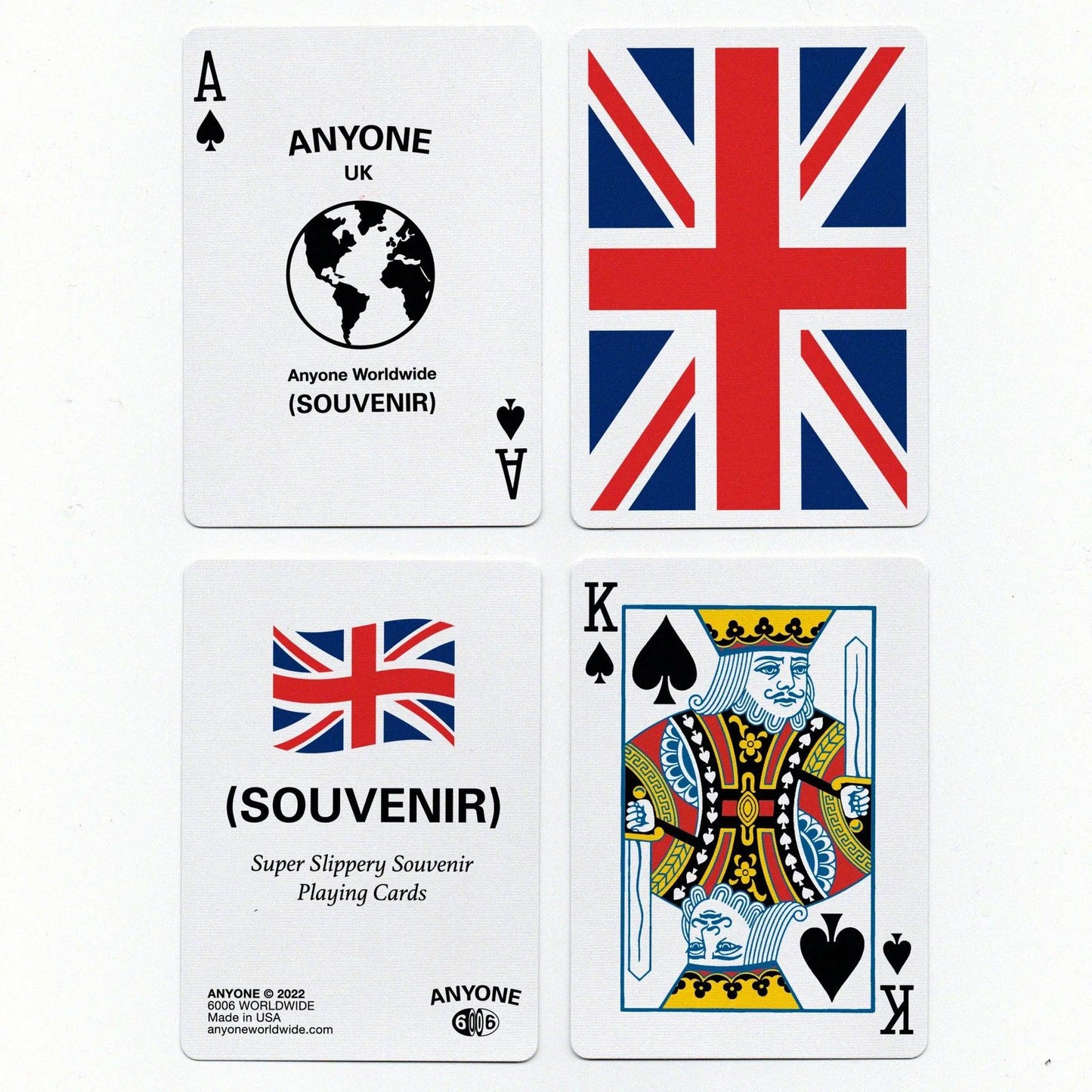 UK Souvenir Playing Cards by Anyone Worldwide