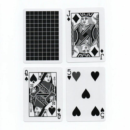 Midnight Checkerboard Playing Cards by Anyone Worldwide