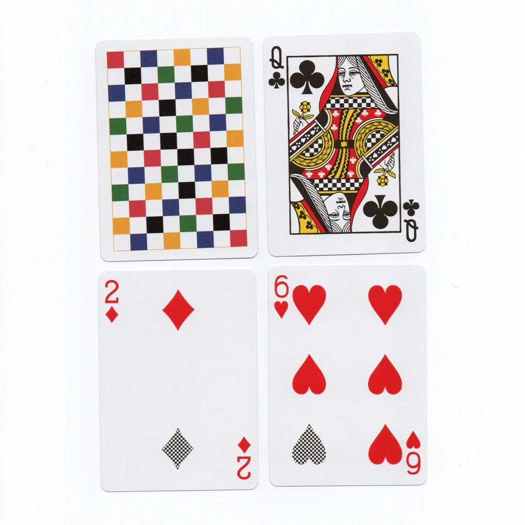 Multicolor Checkerboard Playing Cards by Anyone Worldwide | Deckita Decks