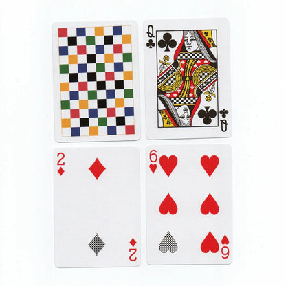 Multicolor Checkerboard Playing Cards by Anyone Worldwide | Deckita Decks