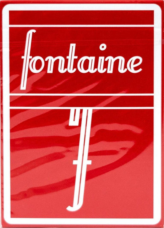 Cranberry Fontaine Playing Cards by Fontaine Cards - Deckita Decks