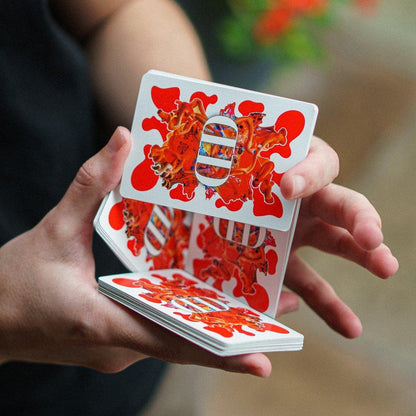 Smoke & Mirrors Red Edition Playing Cards by Dealersgrip | Deckita Decks