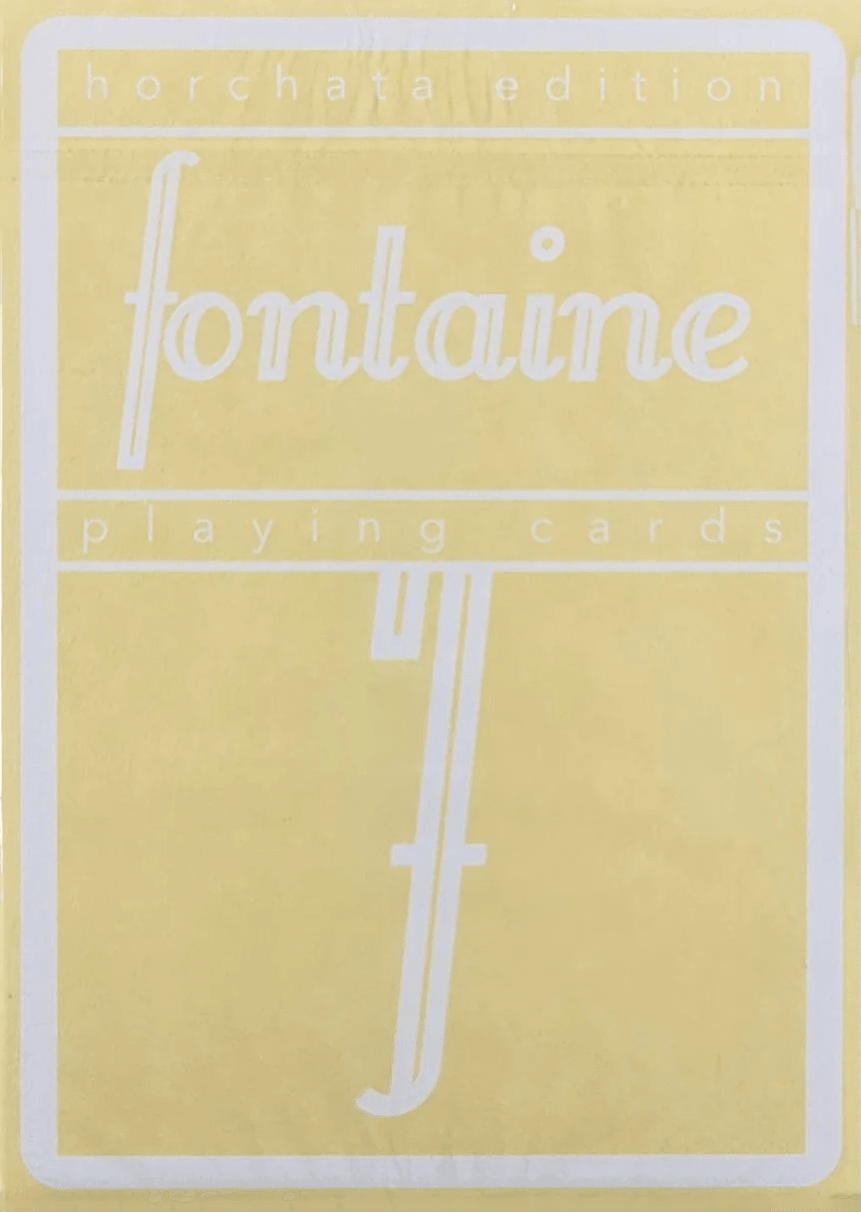 Horchata Fontaine Playing Cards by Fontaine Cards - Deckita Decks