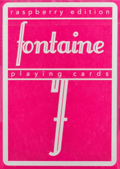 Raspberry Fontaine Playing Cards by Fontaine Cards - Deckita Decks