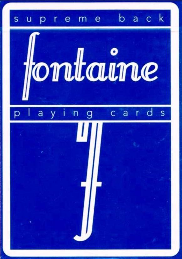 Blue Fontaine Playing Cards by Fontaine Cards - Deckita Decks