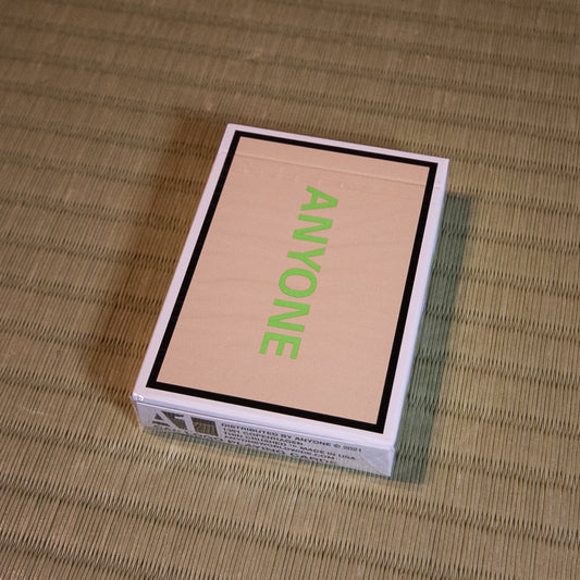 Beige/Green Cap Logo Playing Cards by Anyone Worldwide | Deckita Decks