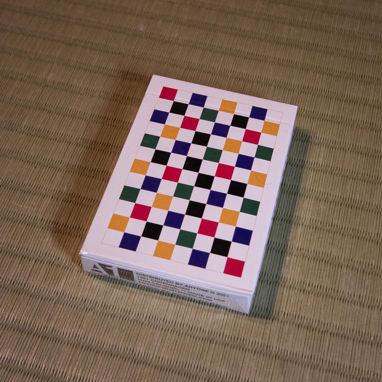 Multicolor Checkerboard Playing Cards by Anyone Worldwide | Deckita Decks