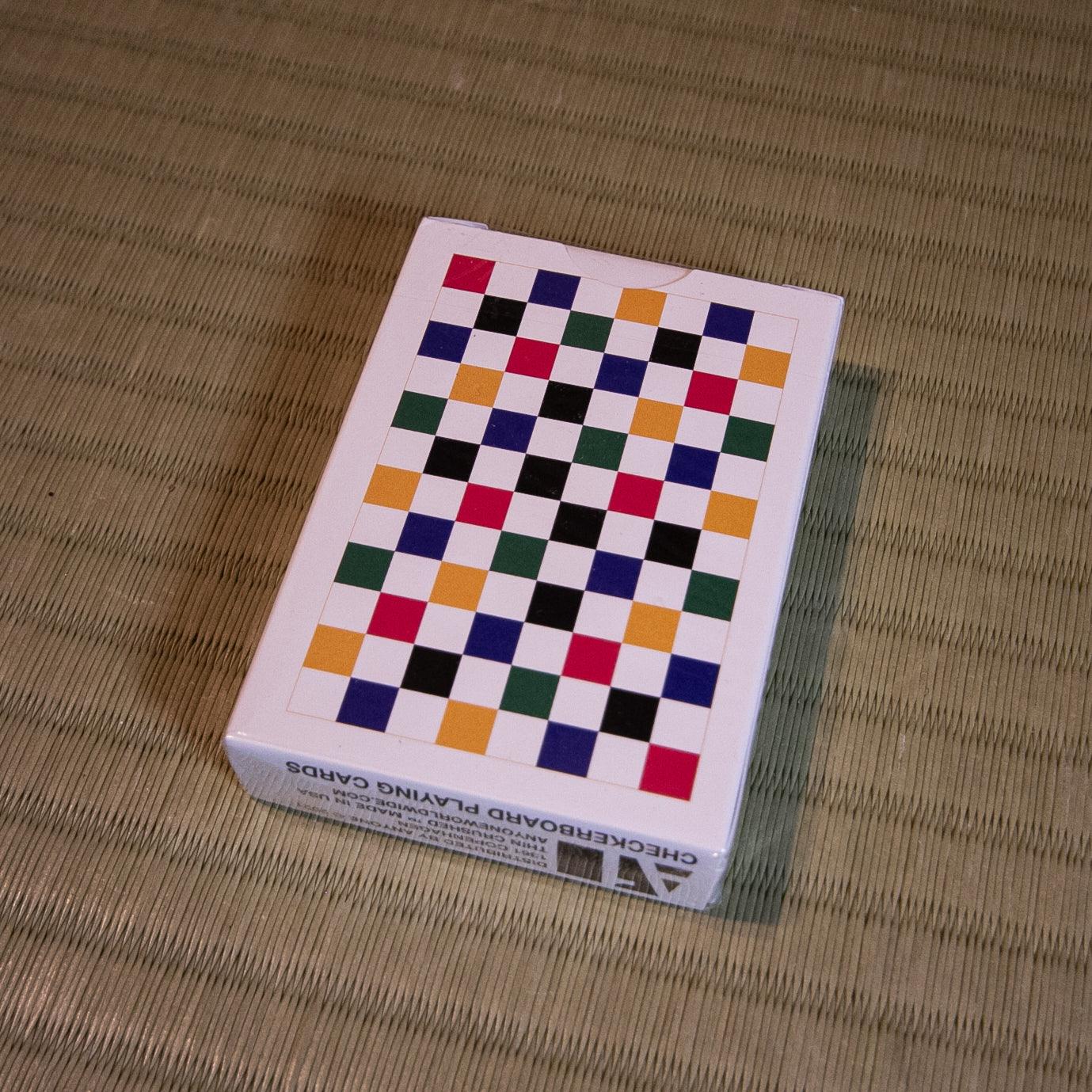 Multicolor Checkerboard Playing Cards by Anyone Worldwide | Deckita Decks