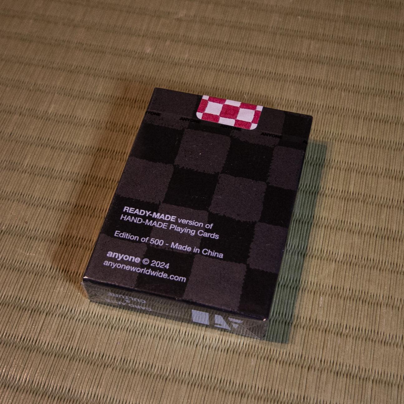 Magenta Ready-made Checkerboard Playing Cards by Anyone Worldwide | Deckita Decks