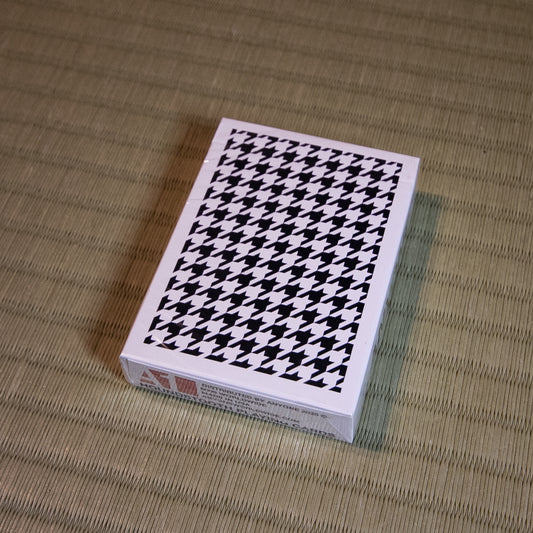 Black Houndstooth Playing Cards by Anyone Worldwide | Deckita Decks