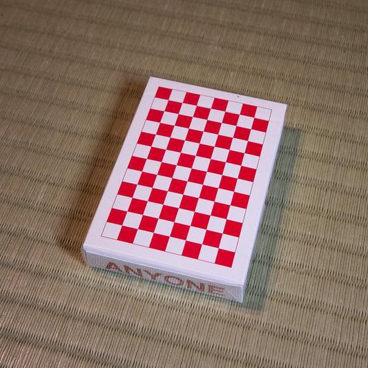 Red Checkerboard Playing Cards by Anyone Worldwide | Deckita Decks