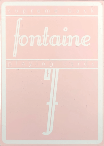 Pink Fontaine Playing Cards by Fontaine Cards - Deckita Decks