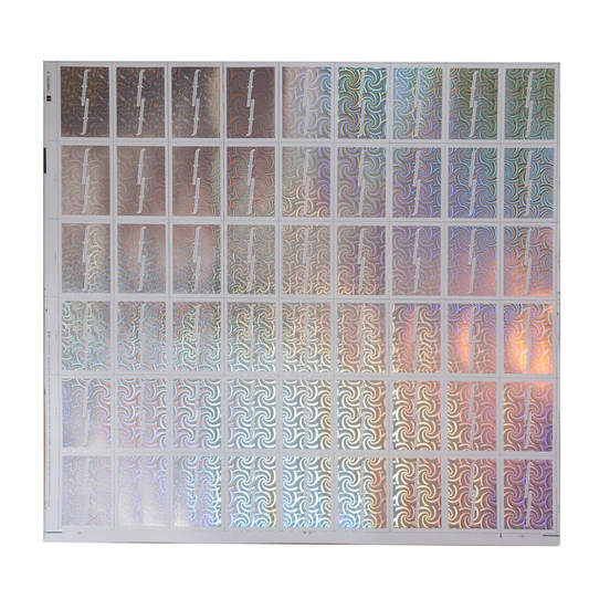 Spiral Holo Fontaine Uncut Sheet
