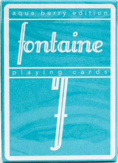 Fontaine Cards Aqua Berry Fontaine Playing Cards