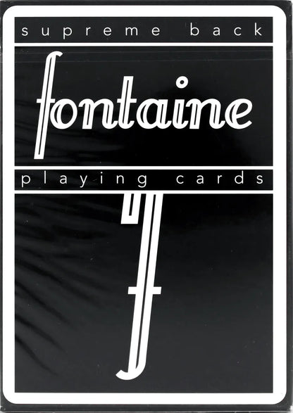 Fontaine Cards Black Fontaine Playing Cards