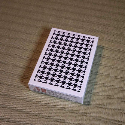 Anyone Worldwide Black Houndstooth Playing Cards