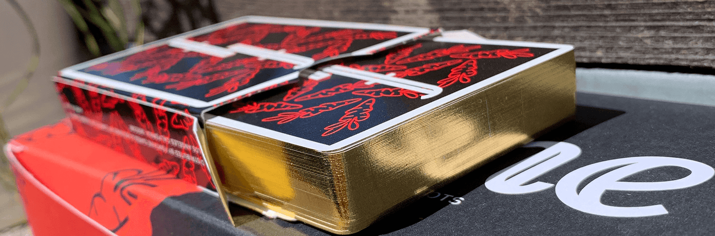 Gold Carrot V3 Fontaine Playing Cards by Fontaine Cards - Deckita Decks