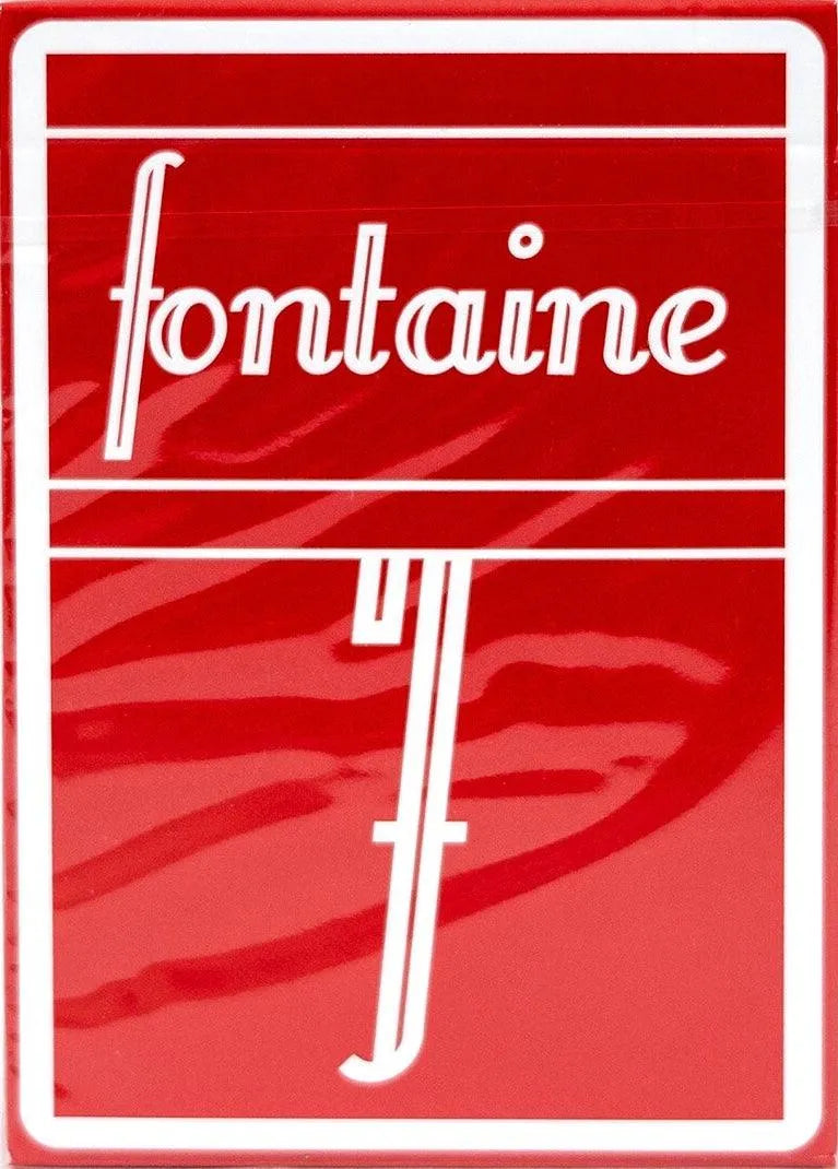 Fontaine Cards Cranberry Fontaine Playing Cards