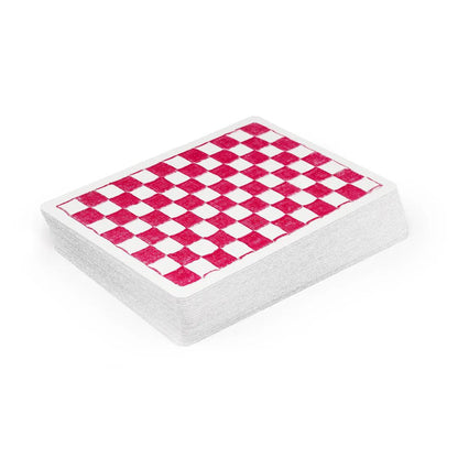 Magenta Ready-made Checkerboard Playing Cards by Anyone Worldwide | Deckita Decks