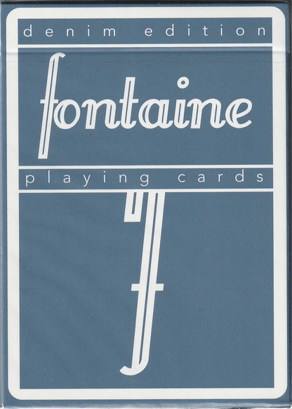 Denim Fontaine Playing Cards by Fontaine Cards - Deckita Decks