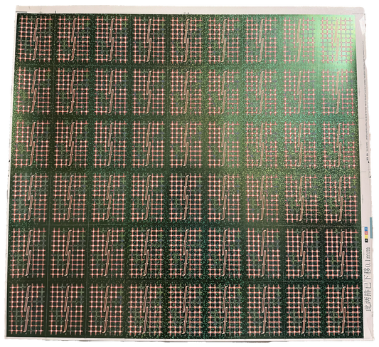 Fontaine Cards Green Grid Fontaine Uncut Sheet Playing Cards