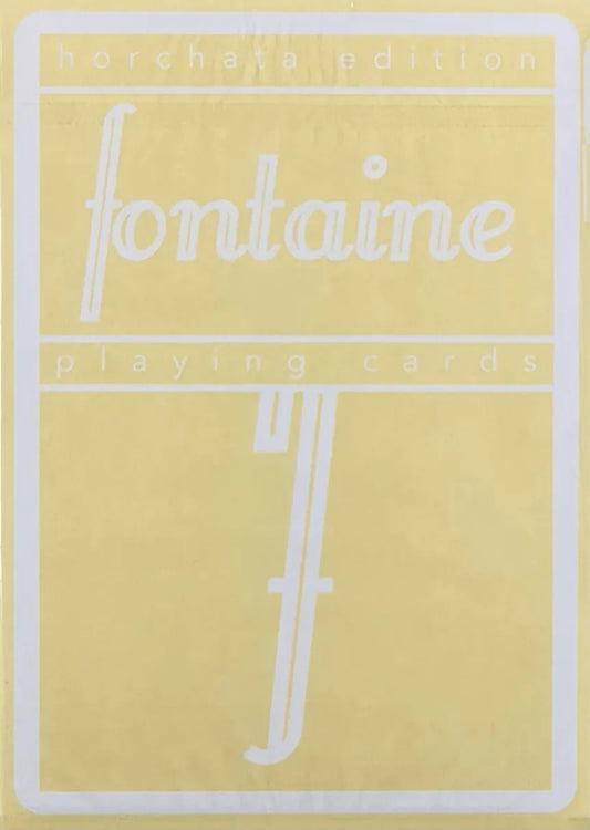 Fontaine Cards Horchata Fontaine Playing Cards