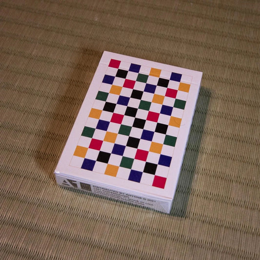 Anyone Worldwide Multicolor Checkerboard Playing Cards