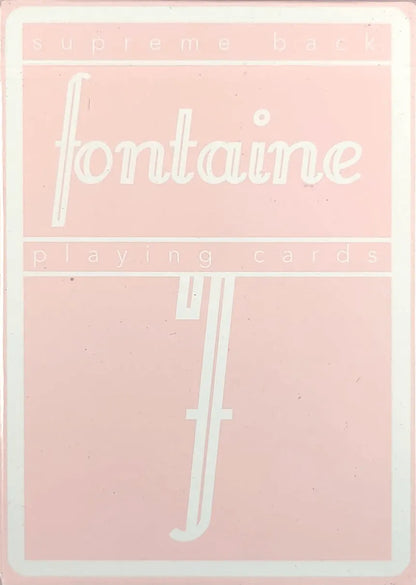 Fontaine Cards Pink Fontaine Playing Cards