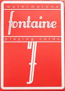 Watermelon Fontaine Playing Cards by Fontaine Cards - Deckita Decks