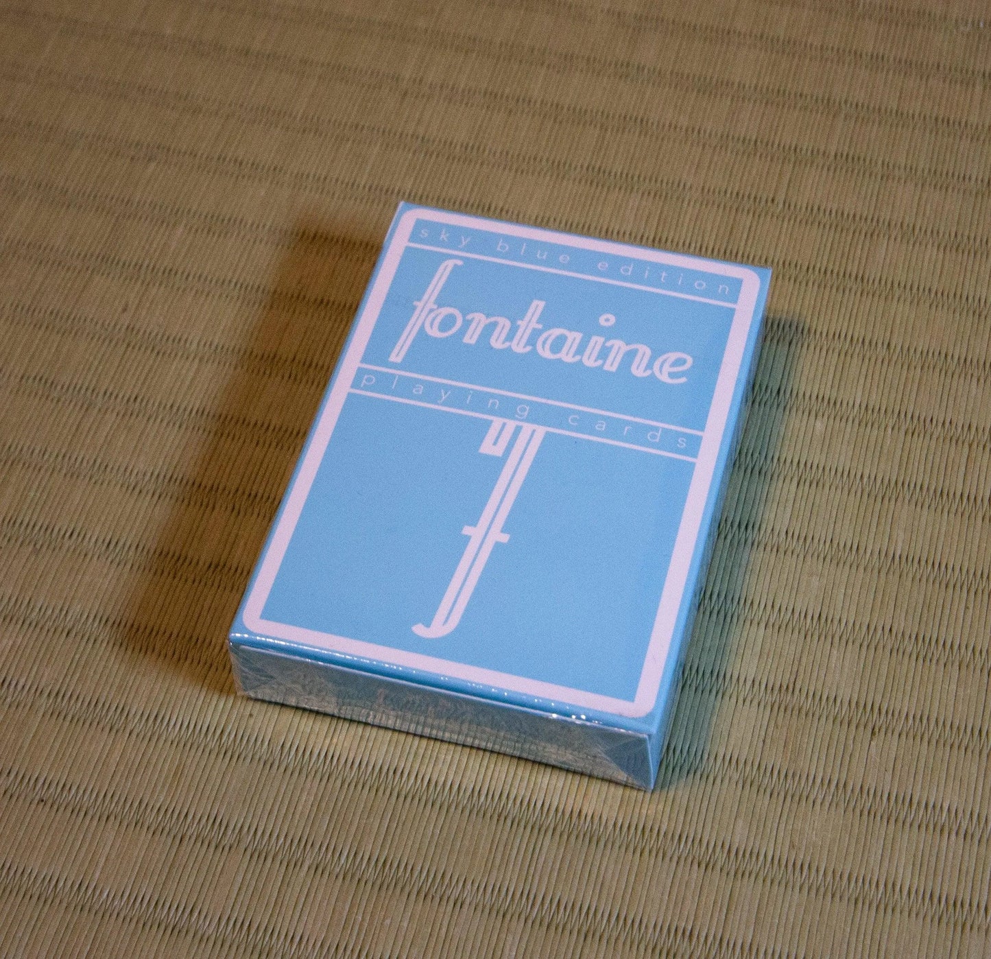 Fontaine Cards Sky Blue Fontaine Playing Cards