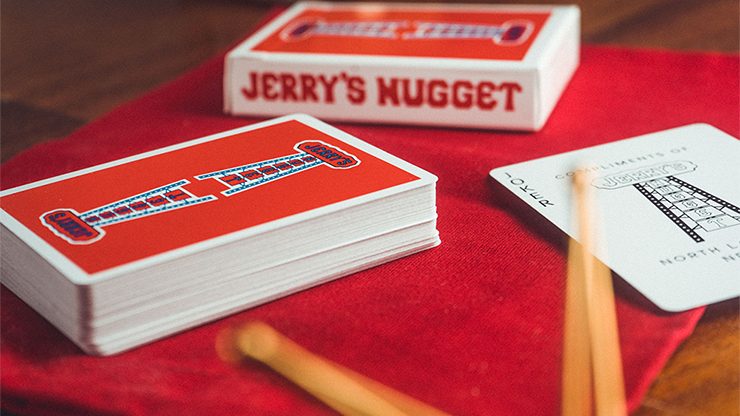 Jerry's Nugget Modern feel - Red Playing Cards by EPCC - Deckita Decks